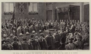 Det kongelige besøket i Irland, hertugen av Yorks investering med St Patrick-ordenen